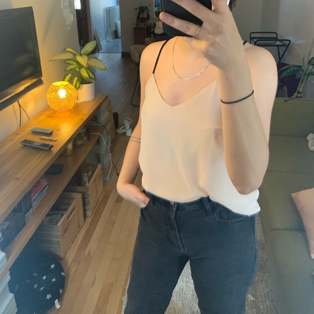 Pink camisole